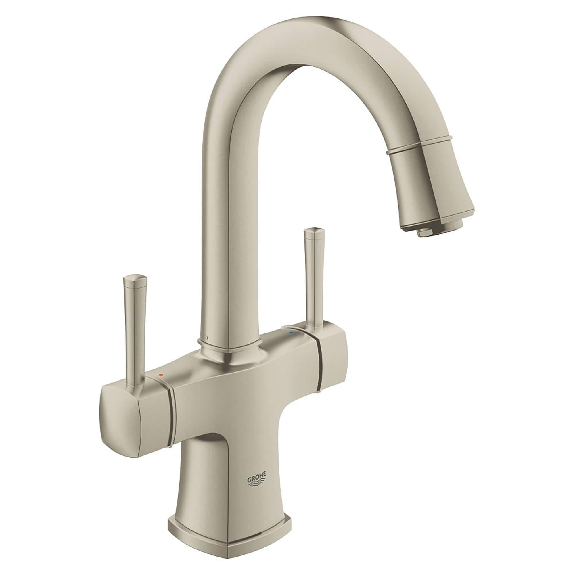 Mélangeur lavabo 1 2 Inch Taille L GROHE BRUSHED NICKEL
